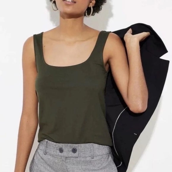 LOFT Tops - LOFT green tank